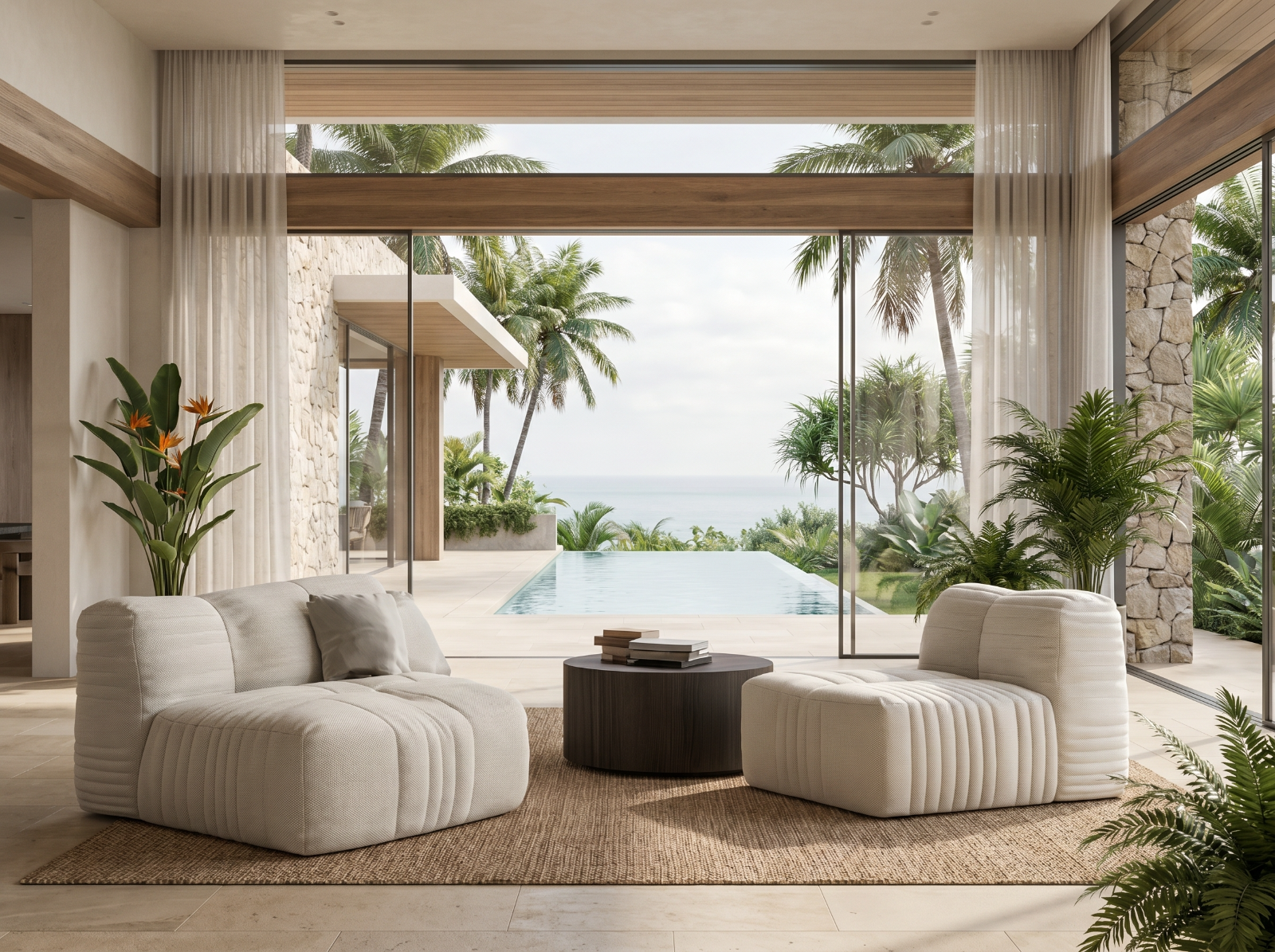 Warm premium residential interior